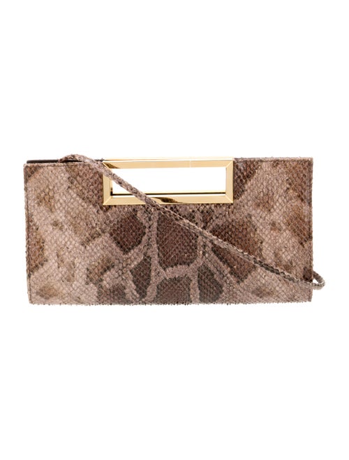 Stuart Weitzman Python Clutch