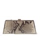 Stuart Weitzman Snakeskin Clutch Bag