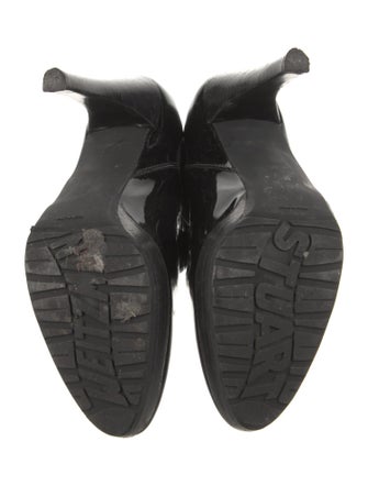 Stuart Weitzman Patent Leather Chelsea Boots