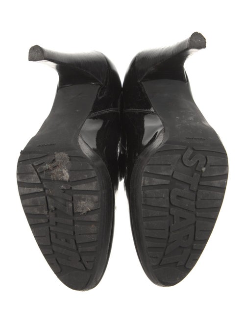 Stuart Weitzman Patent Leather Chelsea Boots