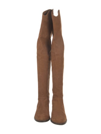 Stuart Weitzman Leather Western Boots