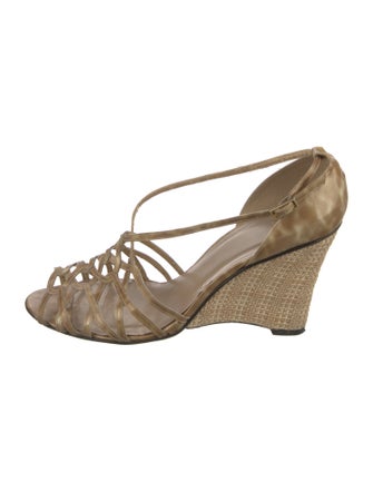 Stuart Weitzman Patent Leather Gladiator Sandals