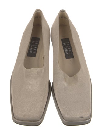 Stuart Weitzman Glitter Accents Flats