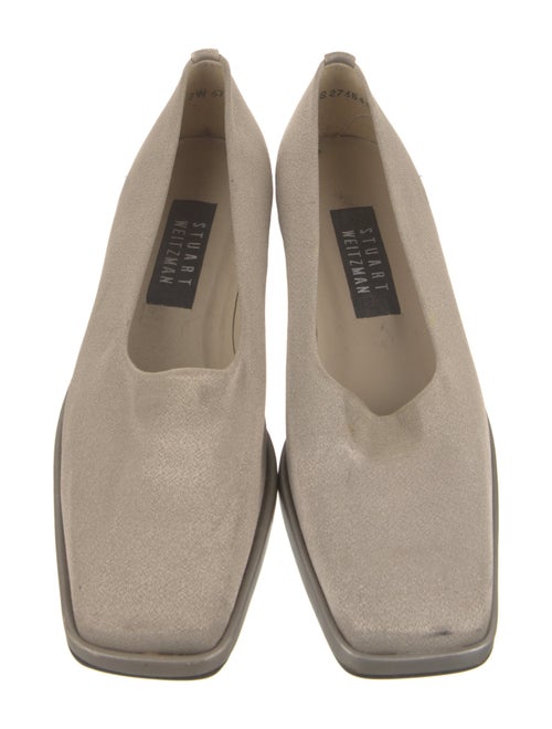 Stuart Weitzman Glitter Accents Flats