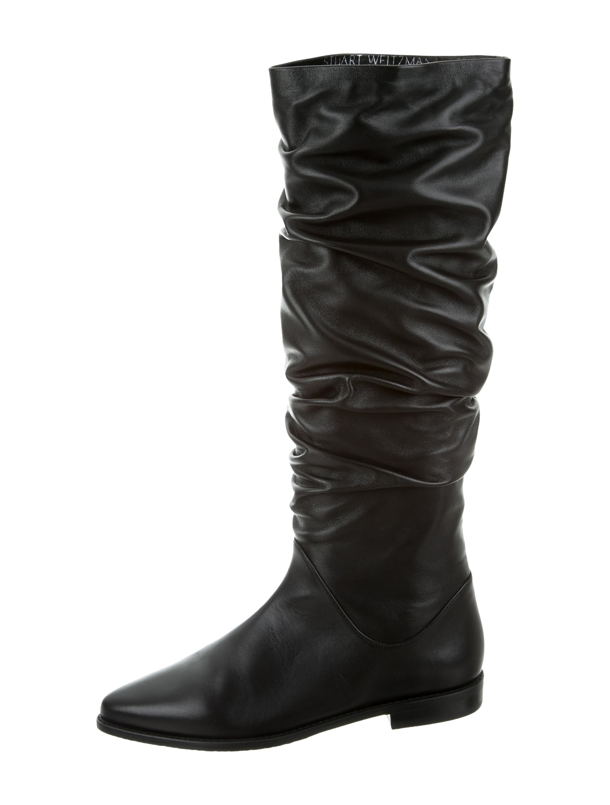 stuart weitzman flatscrunchy boot