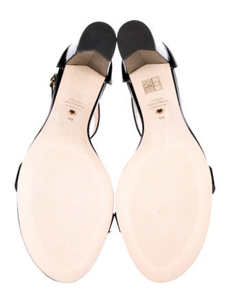 Stuart Weitzman Patent Leather Sandals