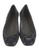 Stuart Weitzman Leather Animal Print Ballet Flats