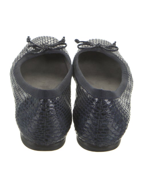 Stuart Weitzman Leather Animal Print Ballet Flats