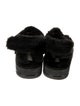 Stuart Weitzman Faux Fur Slides