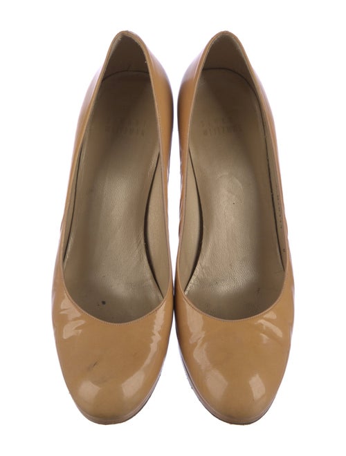 Stuart Weitzman Patent Leather Slingback Sandals