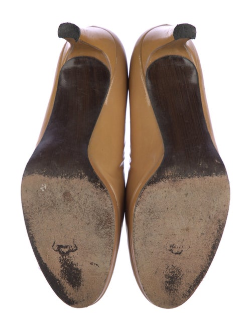 Stuart Weitzman Patent Leather Slingback Sandals