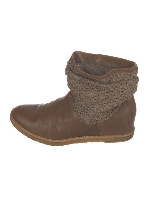 Stuart Weitzman Printed Lace-Up Boots