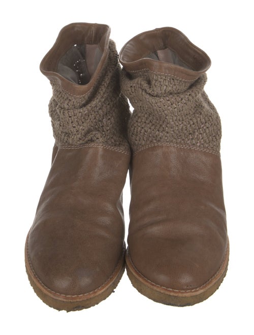 Stuart Weitzman Printed Lace-Up Boots