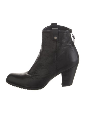 Stuart Weitzman Leather Moto Boots