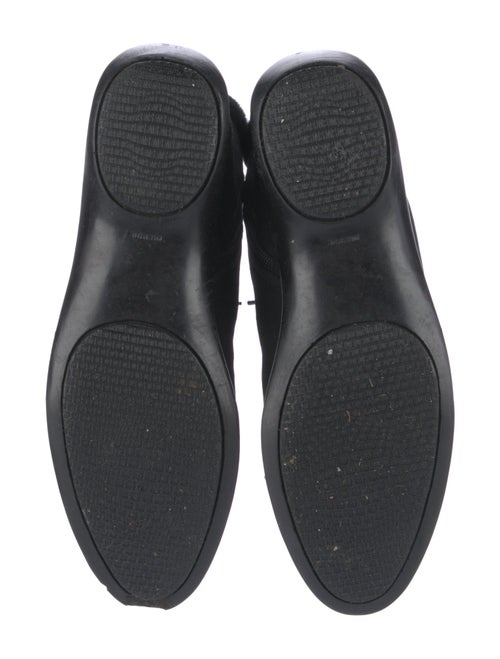 Stuart Weitzman Faux Fur Trim Lace-Up Boots