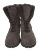 Stuart Weitzman Suede Combat Boots