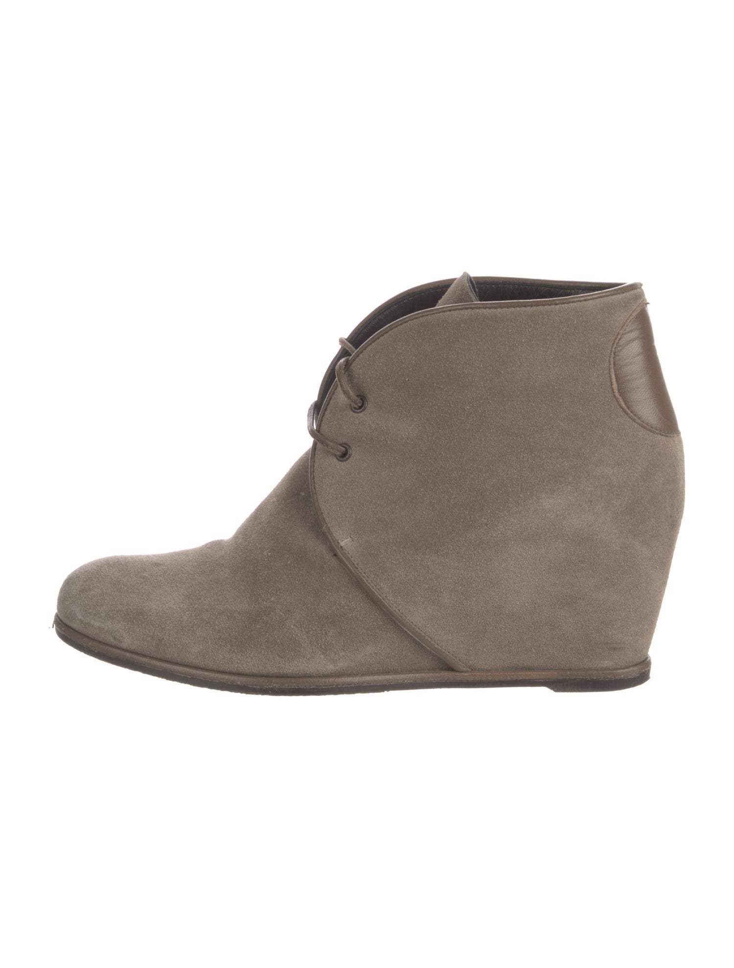 Stuart Weitzman Suede Lace-Up Boots