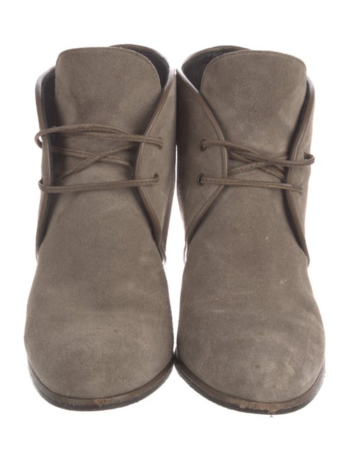 Stuart Weitzman Suede Lace-Up Boots
