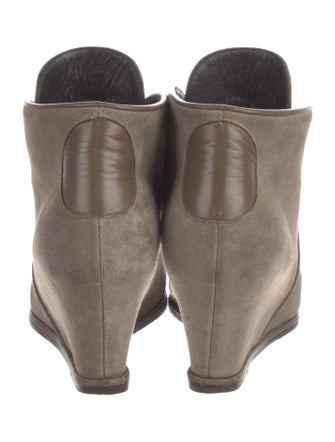 Stuart Weitzman Suede Lace-Up Boots