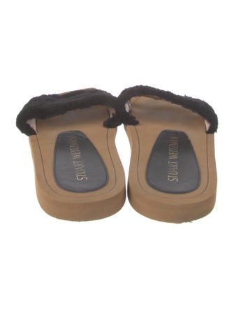 Stuart Weitzman Leather Slides
