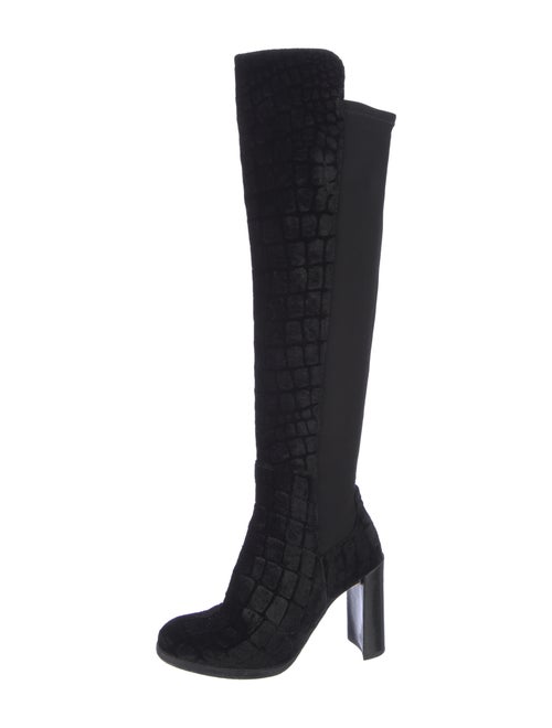 Stuart Weitzman Velvet Boots