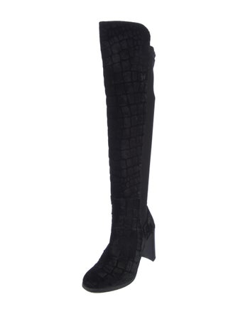 Stuart Weitzman Velvet Boots