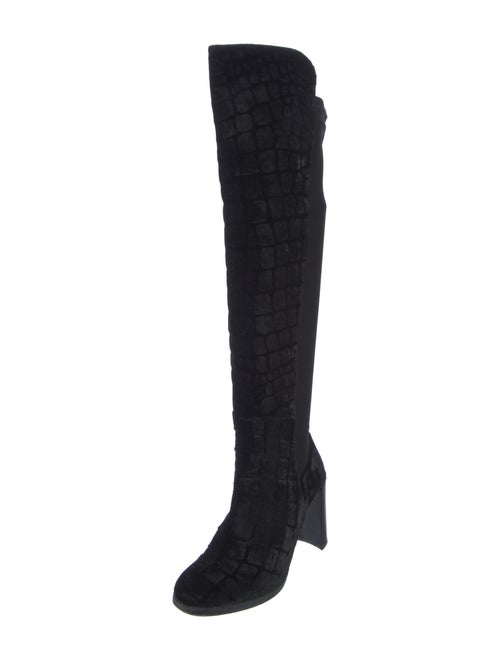 Stuart Weitzman Velvet Boots