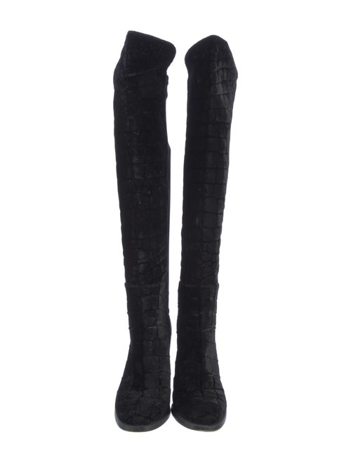 Stuart Weitzman Velvet Boots
