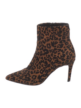 Steven by Steve Madden Velvet Animal Print Boots