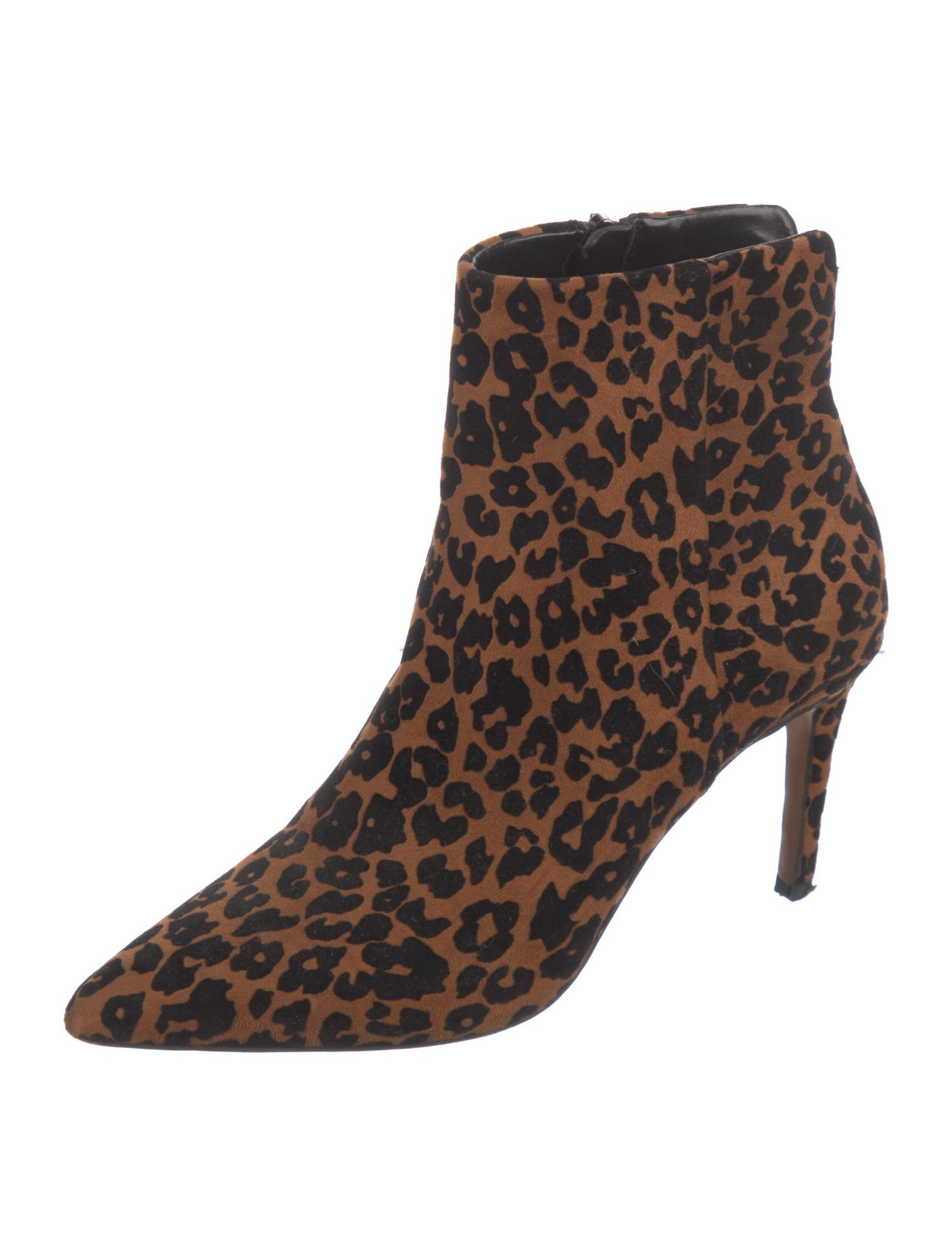 Steven by Steve Madden Velvet Animal Print Boots