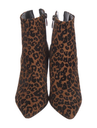 Steven by Steve Madden Velvet Animal Print Boots