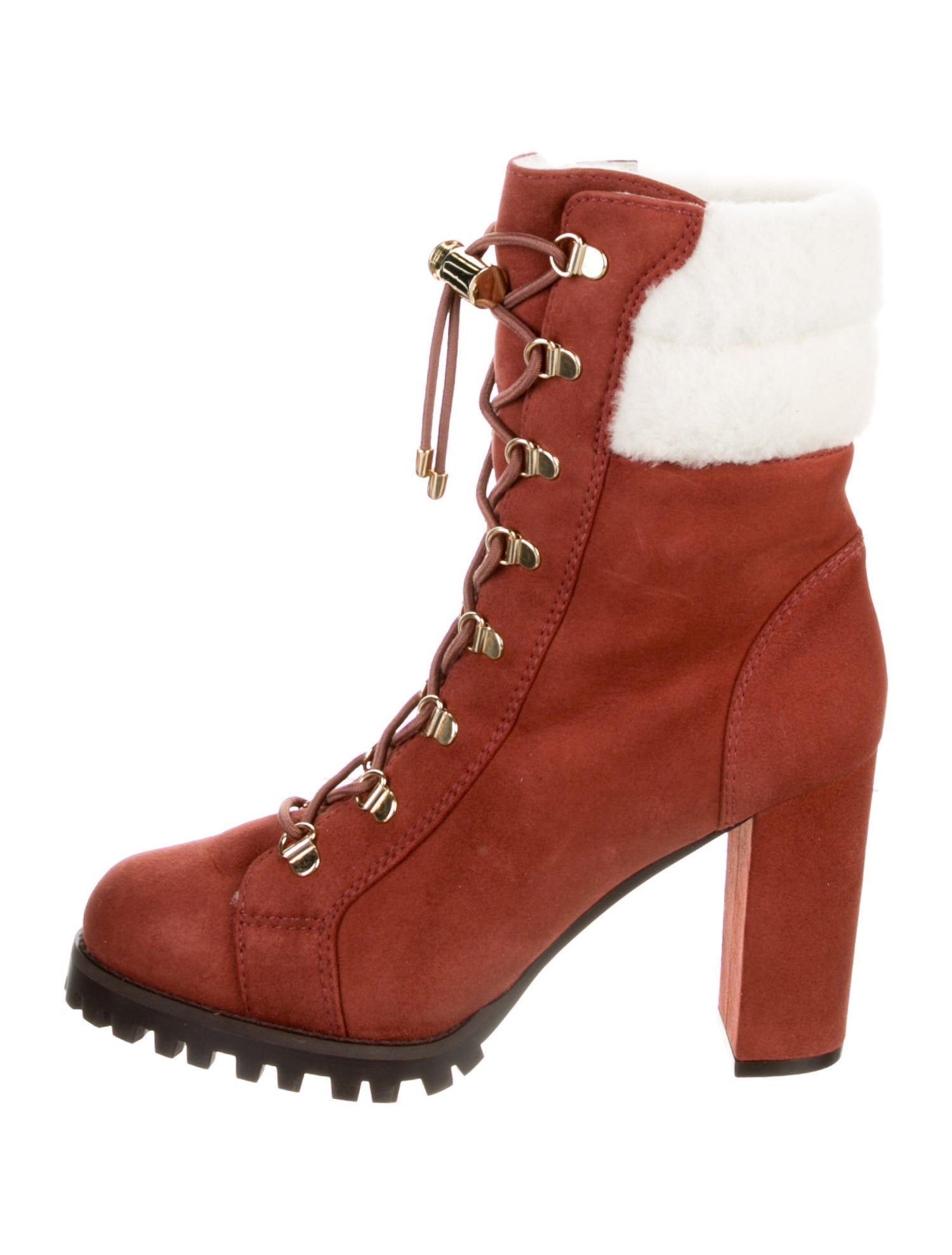 Stuart Weitzman Suede Combat Boots w/ Tags