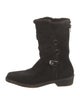 Stuart Weitzman Quilted Pattern Suede Boots