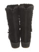 Stuart Weitzman Quilted Pattern Suede Boots