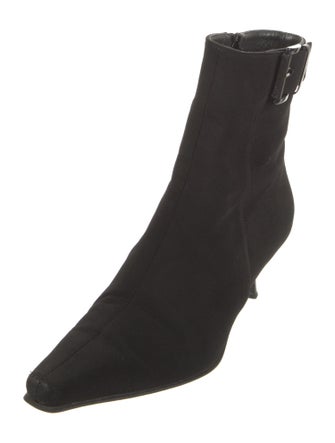 Stuart Weitzman Canvas Sock Boots
