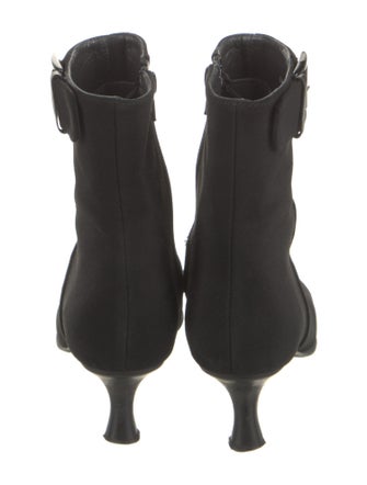 Stuart Weitzman Canvas Sock Boots