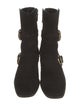 Stuart Weitzman Suede Moto Boots