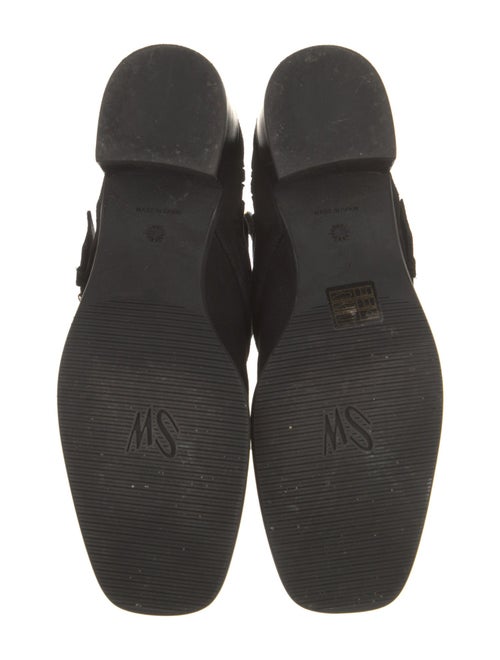 Stuart Weitzman Suede Moto Boots