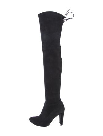 Stuart Weitzman Suede Sock Boots