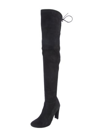 Stuart Weitzman Suede Sock Boots