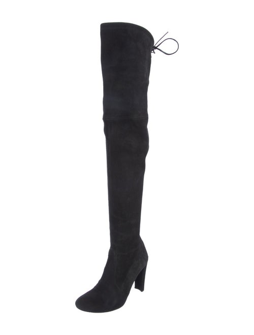 Stuart Weitzman Suede Sock Boots