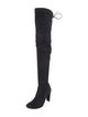 Stuart Weitzman Suede Sock Boots