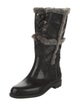 Stuart Weitzman Rubber Animal Print Rain Boots