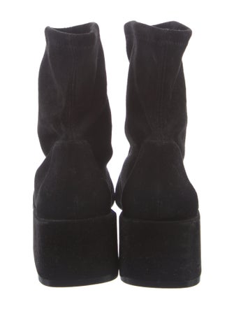 Stuart Weitzman Suede Sock Boots