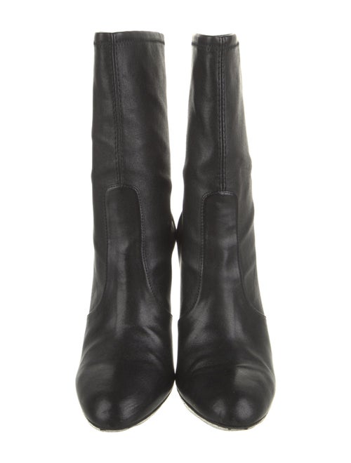 Stuart Weitzman Leather Sock Boots