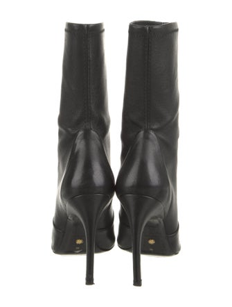 Stuart Weitzman Leather Sock Boots