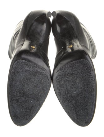 Stuart Weitzman Leather Sock Boots