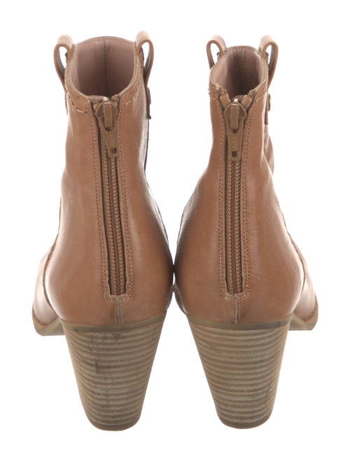 Stuart Weitzman Leather Studded Accents Western Boots