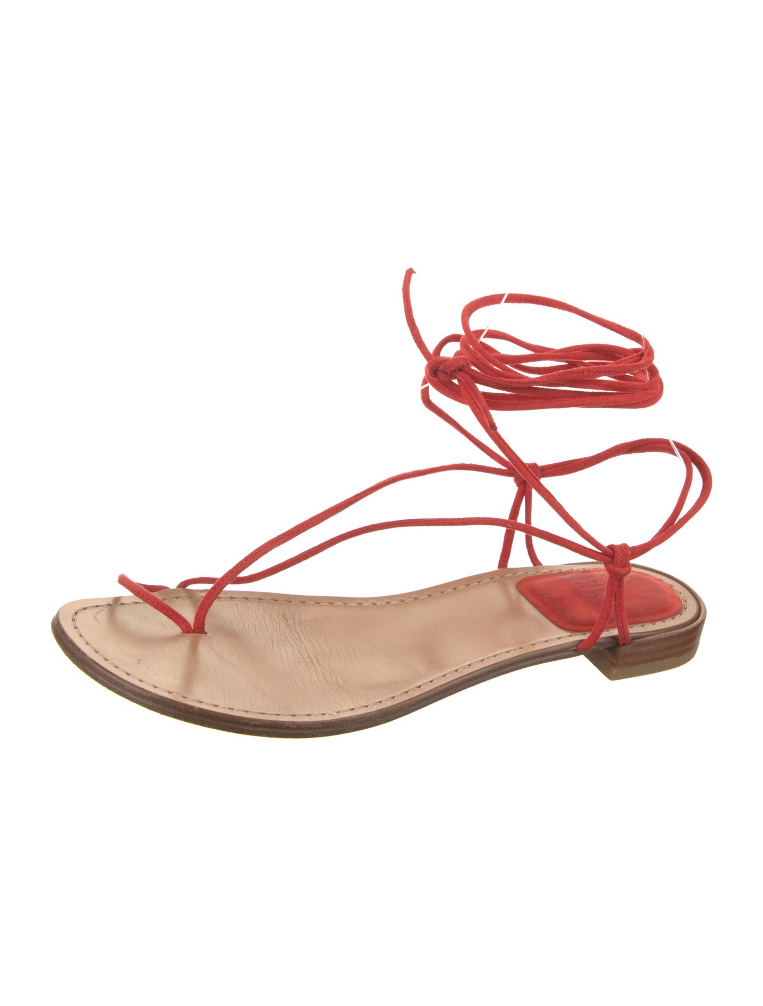 Stuart Weitzman Suede Gladiator Sandals