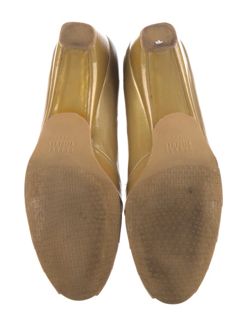 Stuart Weitzman Patent Leather Braided Accents Pumps